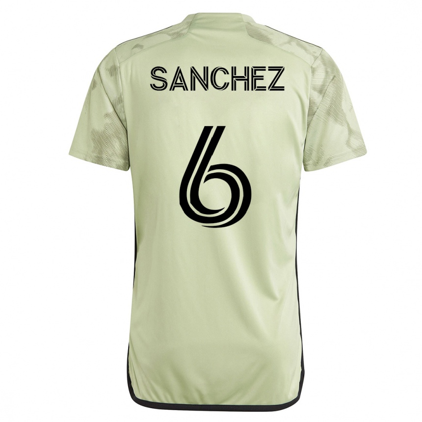 Kids Football Ilie Sánchez #6 Green Away Jersey 2023/24 T-Shirt