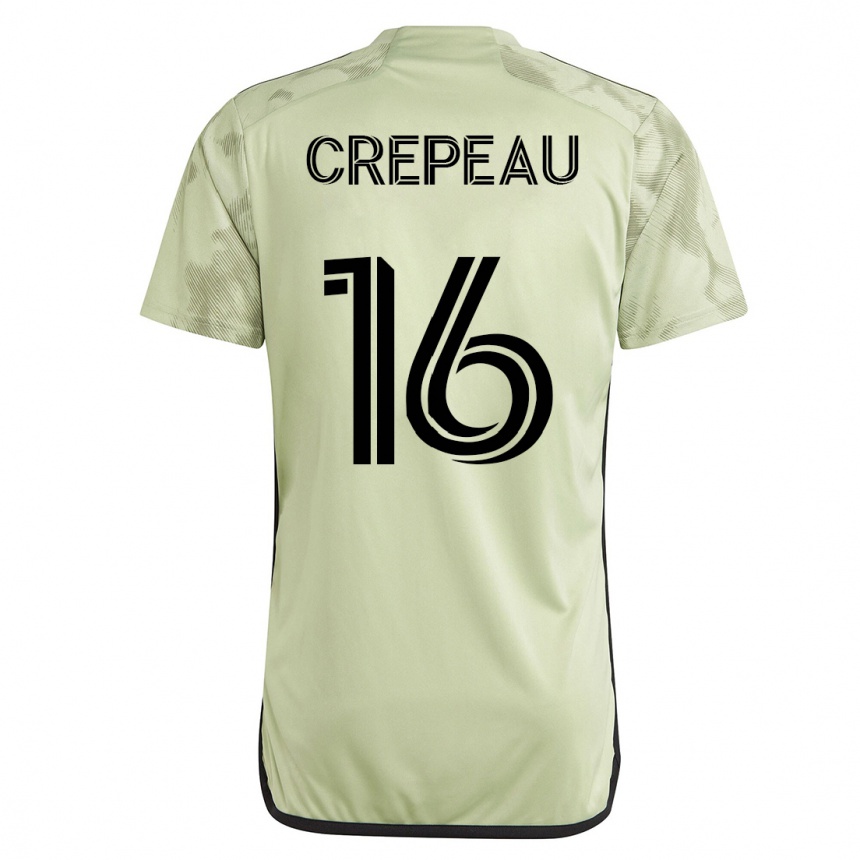 Kids Football Maxime Crépeau #16 Green Away Jersey 2023/24 T-Shirt