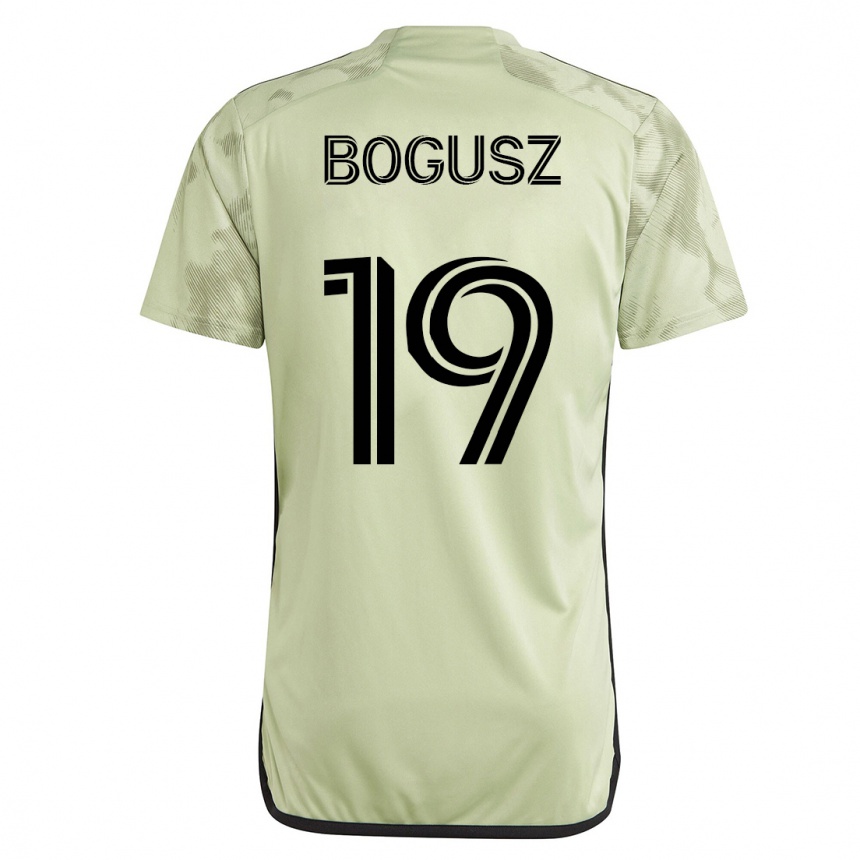 Kids Football Mateusz Bogusz #19 Green Away Jersey 2023/24 T-Shirt