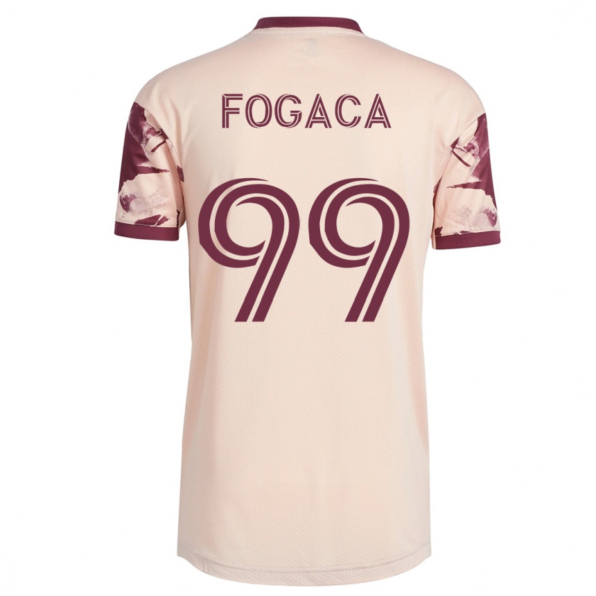 Kids Football Nathan Fogaça #99 Off-White Away Jersey 2023/24 T-Shirt