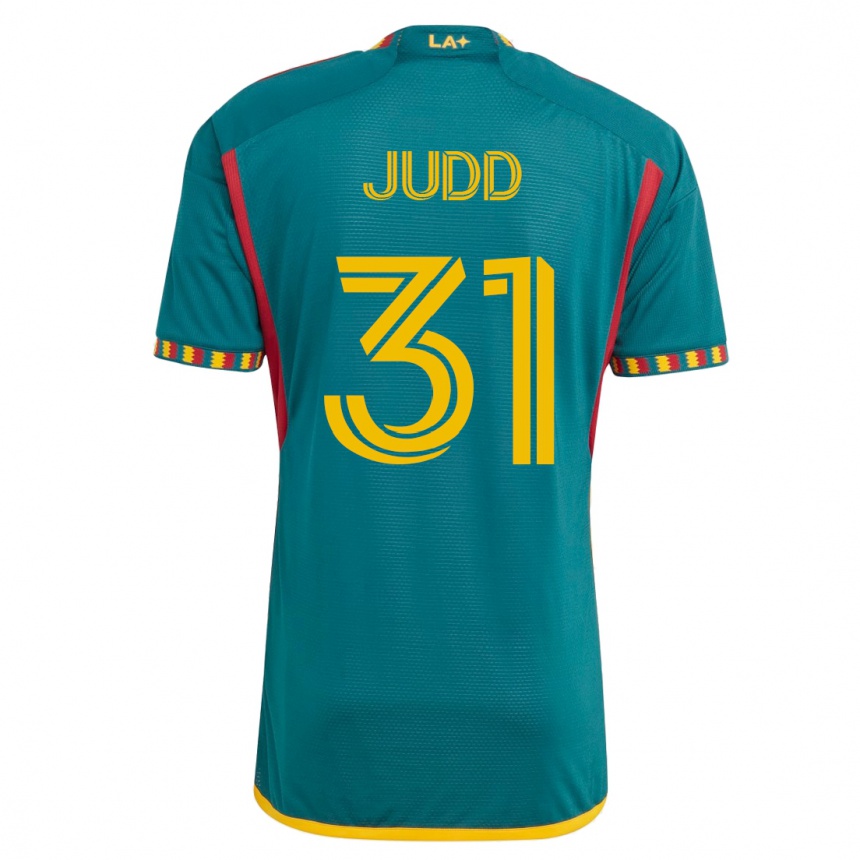 Kids Football Preston Judd #31 Green Away Jersey 2023/24 T-Shirt
