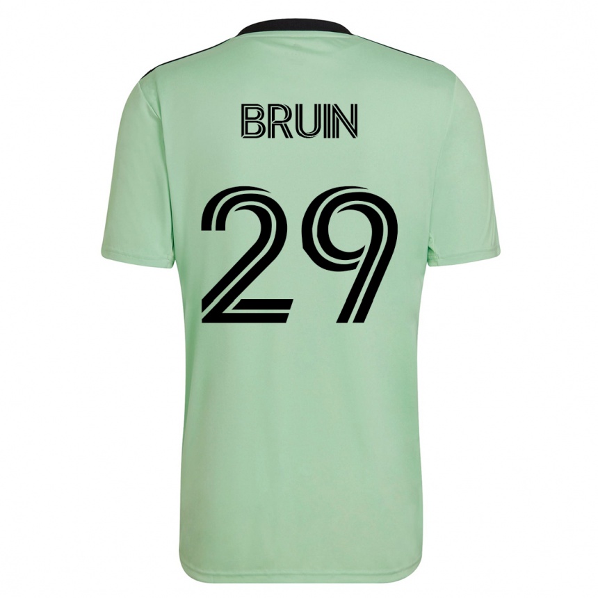 Kids Football Will Bruin #29 Light Green Away Jersey 2023/24 T-Shirt
