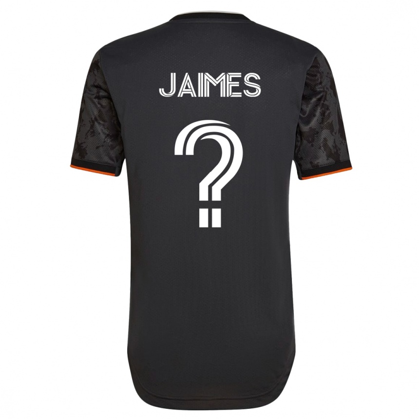 Kids Football Angel Jaimes #0 Black Away Jersey 2023/24 T-Shirt