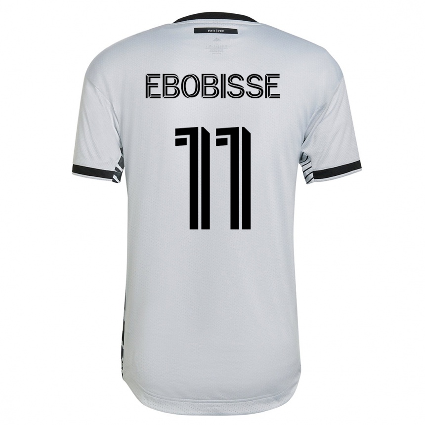 Kids Football Jeremy Ebobisse #11 White Away Jersey 2023/24 T-Shirt