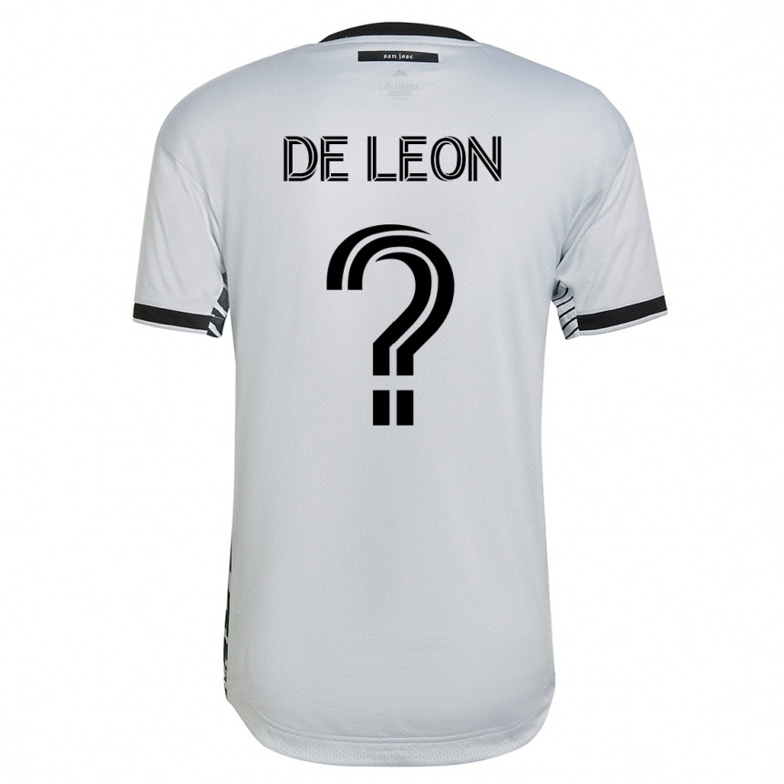 Kids Football Brandon De Leon #0 White Away Jersey 2023/24 T-Shirt