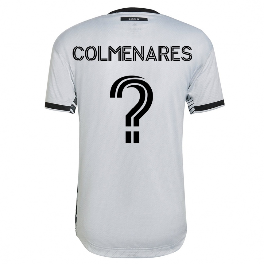 Kids Football Mateo Colmenares #0 White Away Jersey 2023/24 T-Shirt