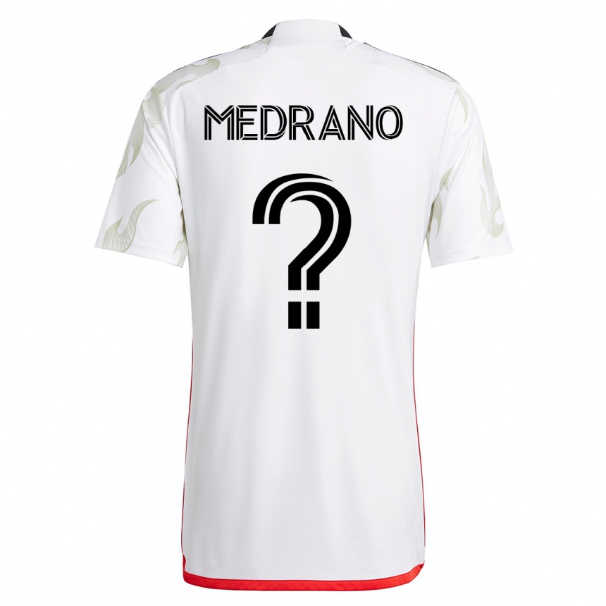 Kids Football Gael Medrano #0 White Away Jersey 2023/24 T-Shirt