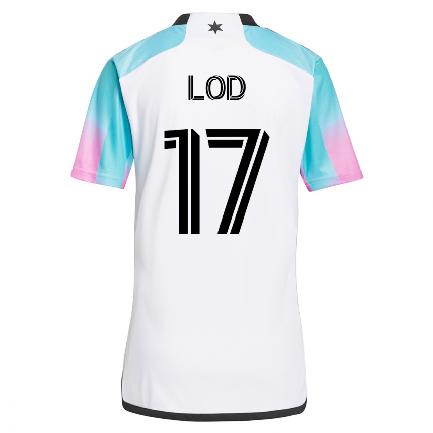 Kids Football Robin Lod #17 White Away Jersey 2023/24 T-Shirt