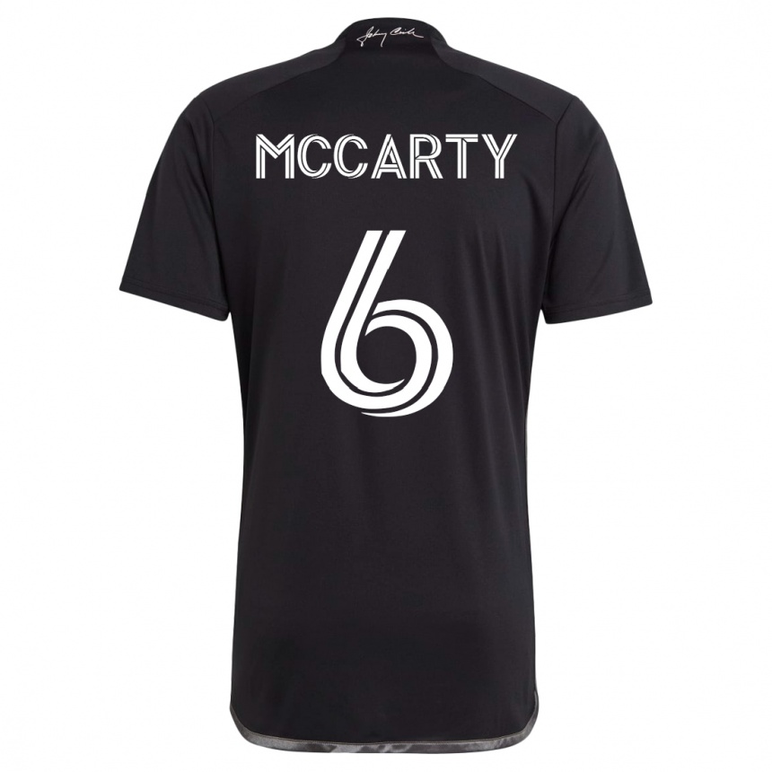 Kids Football Dax Mccarty #6 Black Away Jersey 2023/24 T-Shirt