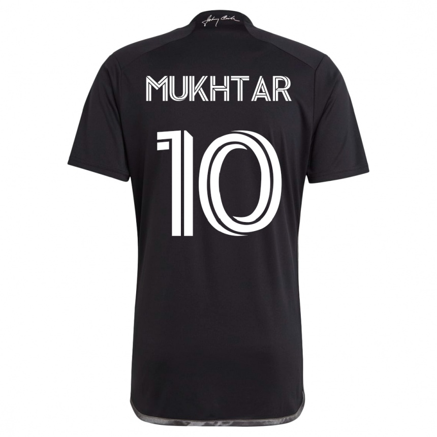 Kids Football Hany Mukhtar #10 Black Away Jersey 2023/24 T-Shirt