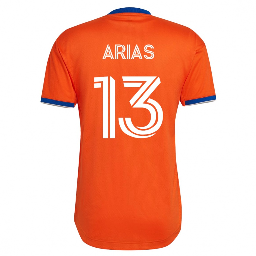 Kids Football Santiago Arias #13 White Away Jersey 2023/24 T-Shirt