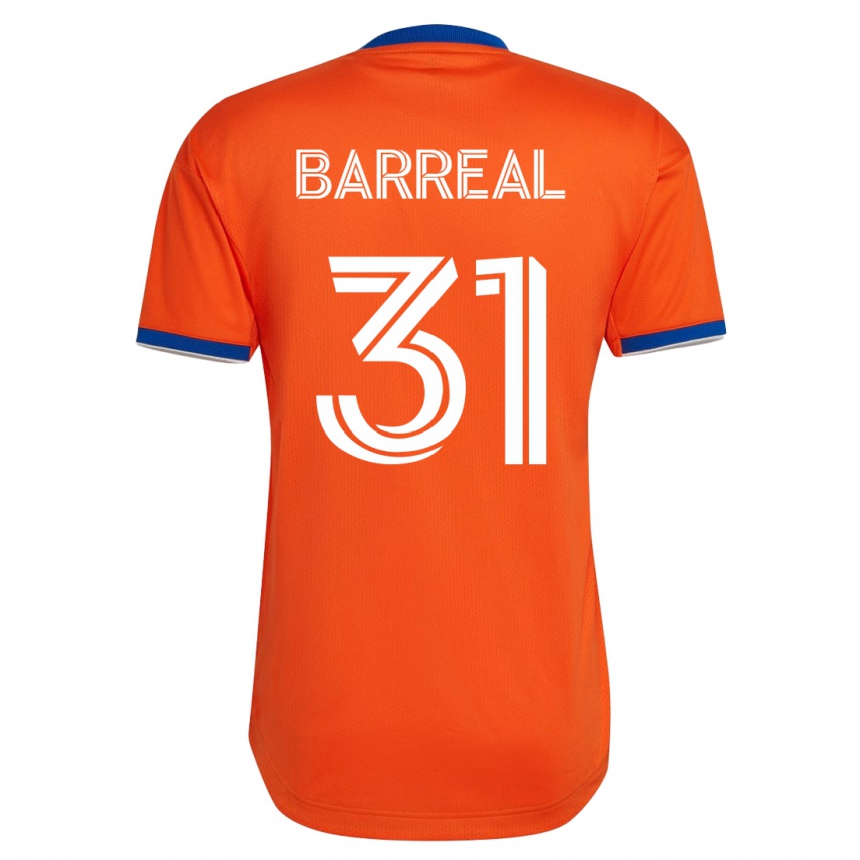 Kids Football Álvaro Barreal #31 White Away Jersey 2023/24 T-Shirt