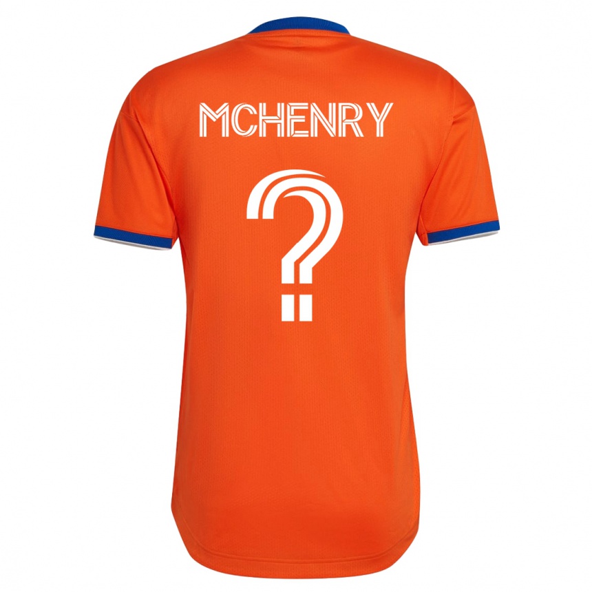 Kids Football Nicholas Mchenry #0 White Away Jersey 2023/24 T-Shirt
