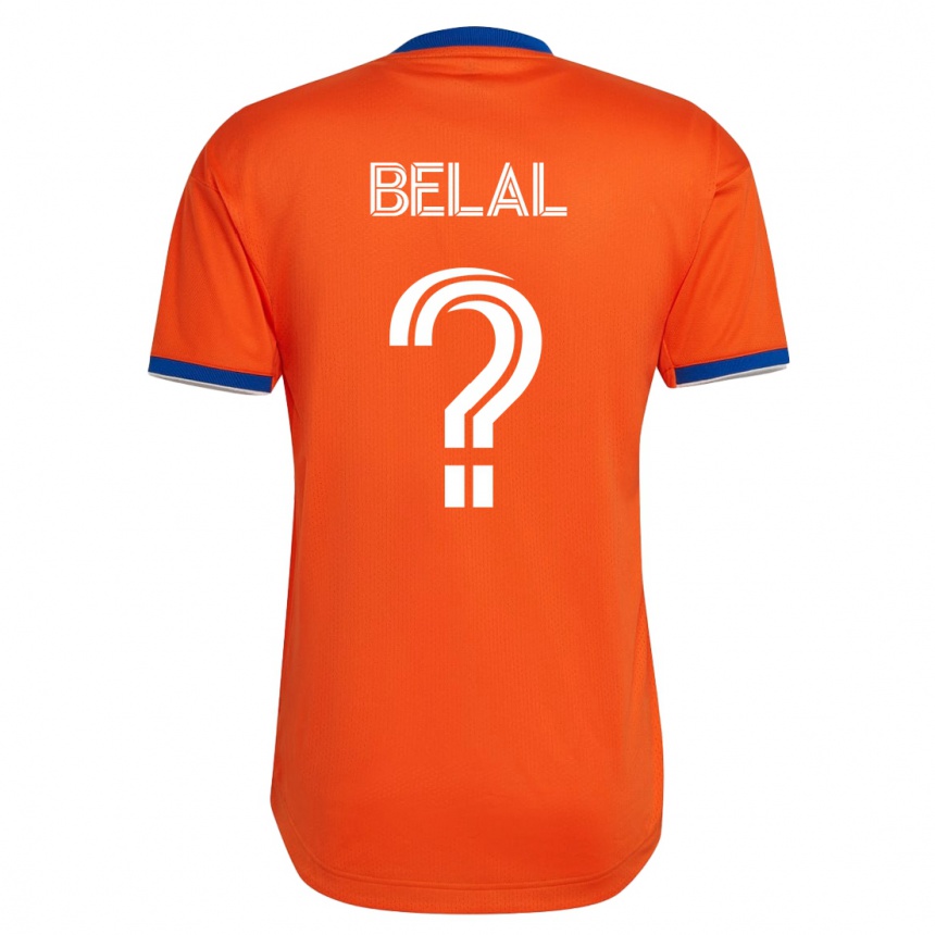 Kids Football Ryan Belal #0 White Away Jersey 2023/24 T-Shirt