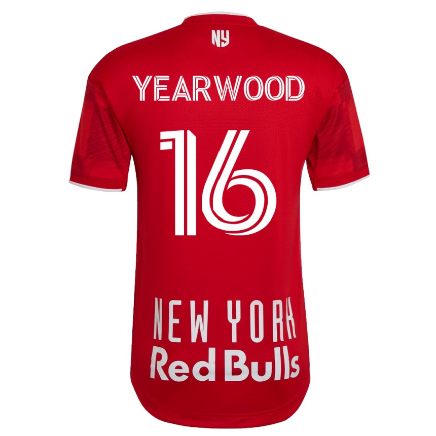 Kids Football Dru Yearwood #16 Beige-Golden Away Jersey 2023/24 T-Shirt