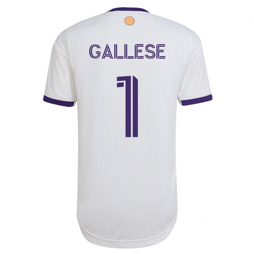 Kids Football Pedro Gallese #1 White Away Jersey 2023/24 T-Shirt