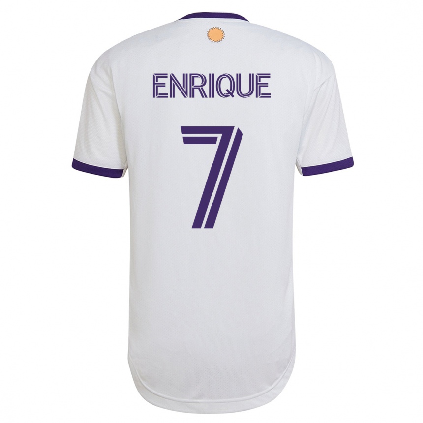 Kids Football Ramiro Enrique #7 White Away Jersey 2023/24 T-Shirt