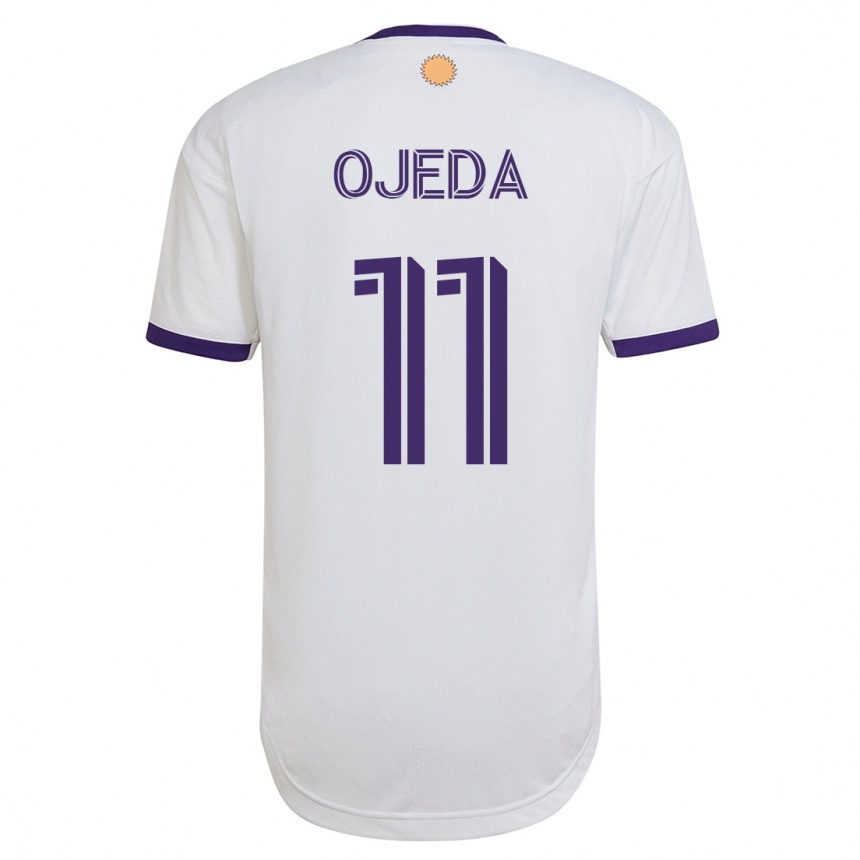 Kids Football Martín Ojeda #11 White Away Jersey 2023/24 T-Shirt