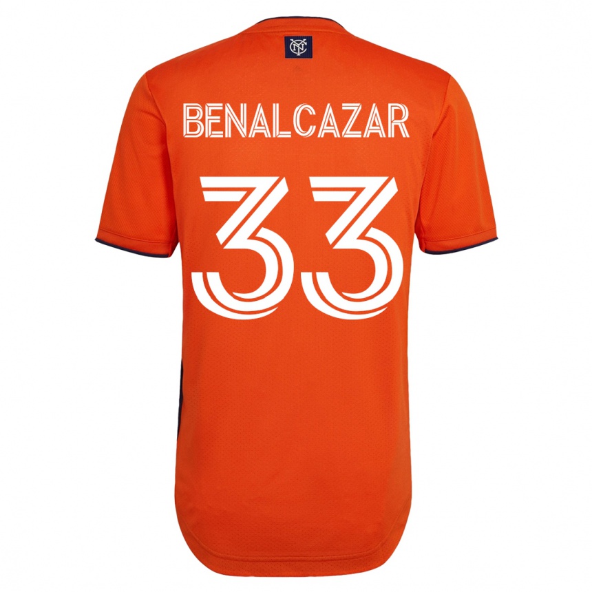 Kids Football Nico Benalcázar #33 Black Away Jersey 2023/24 T-Shirt