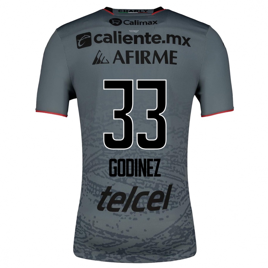 Kids Football Rodrigo Godínez #33 Grey Away Jersey 2023/24 T-Shirt