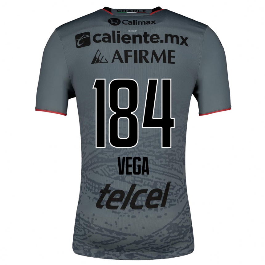 Kids Football Daniel Vega #184 Grey Away Jersey 2023/24 T-Shirt
