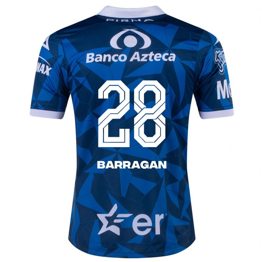 Kids Football Martín Barragán #28 Blue Away Jersey 2023/24 T-Shirt