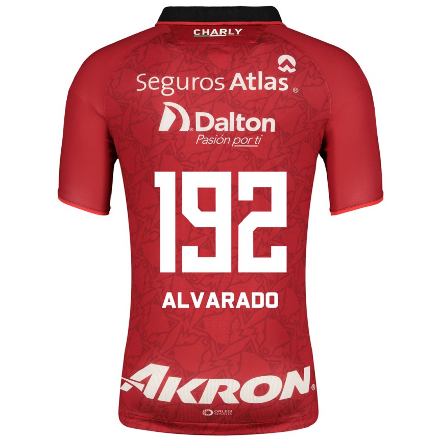 Kids Football Daniel Alvarado #192 Red Away Jersey 2023/24 T-Shirt