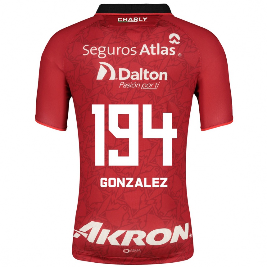 Kids Football Andrés González #194 Red Away Jersey 2023/24 T-Shirt