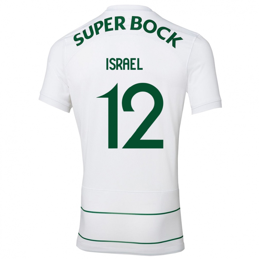 Kids Football Franco Israel #12 White Away Jersey 2023/24 T-Shirt