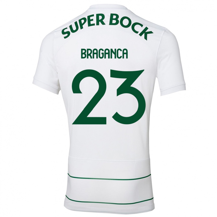 Kids Football Daniel Bragança #23 White Away Jersey 2023/24 T-Shirt