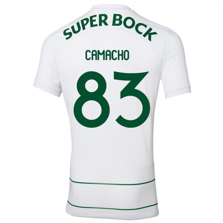 Kids Football Rafael Camacho #83 White Away Jersey 2023/24 T-Shirt