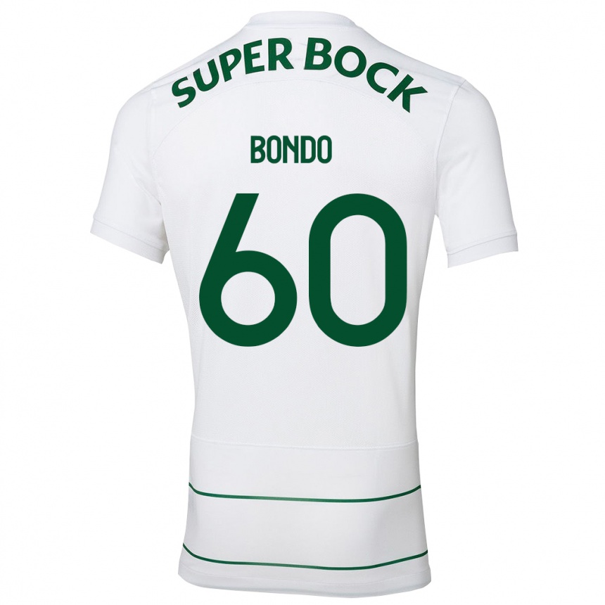 Kids Football Pedro Bondo #60 White Away Jersey 2023/24 T-Shirt