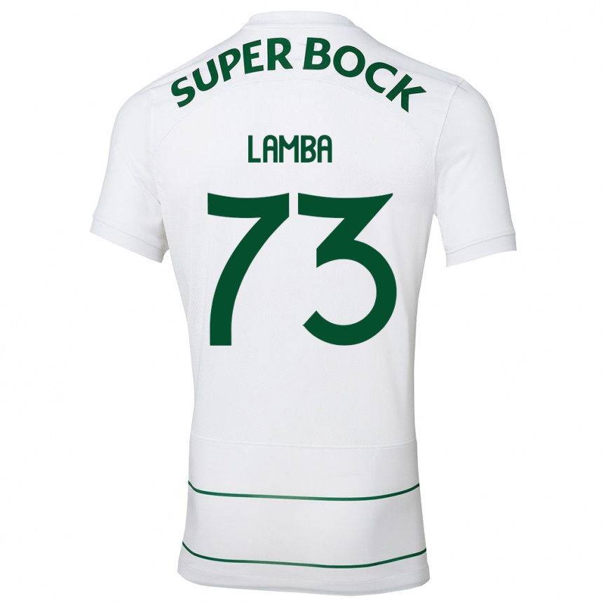 Kids Football Chico Lamba #73 White Away Jersey 2023/24 T-Shirt