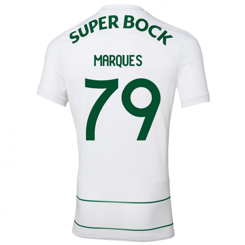 Kids Football Rodrigo Marquês #79 White Away Jersey 2023/24 T-Shirt