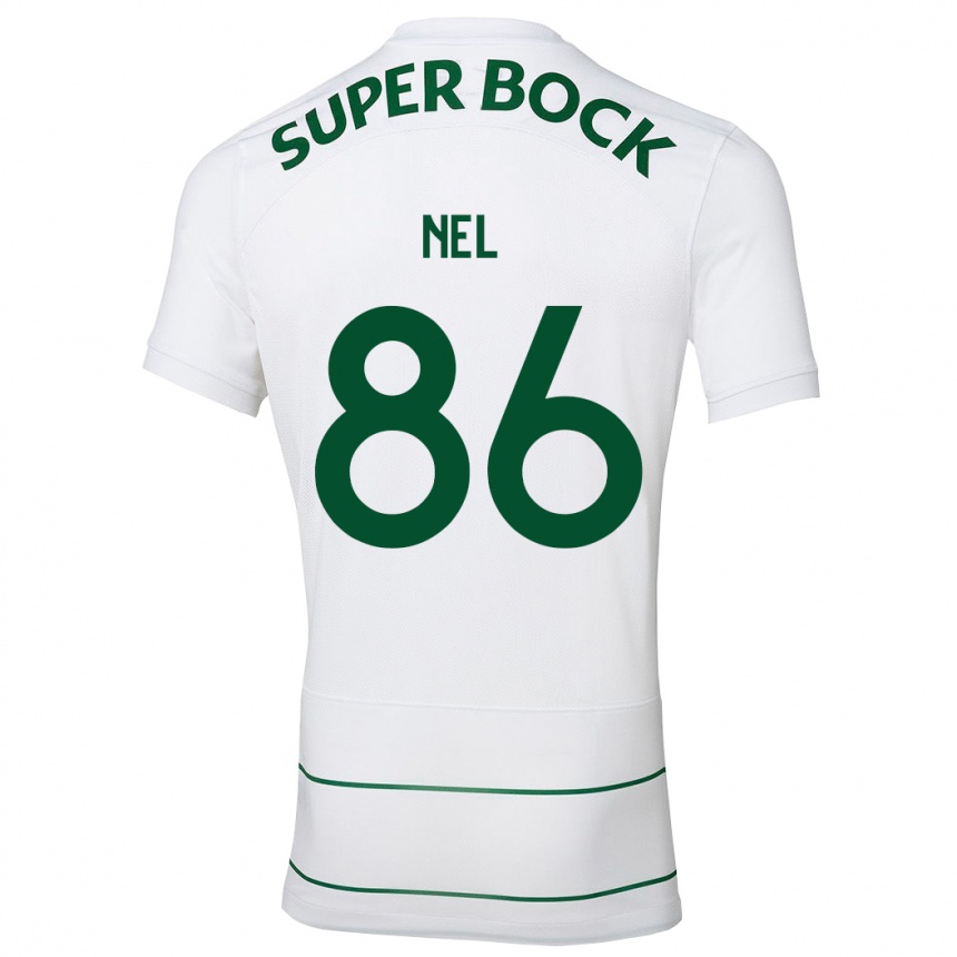 Kids Football Rafael Nel #86 White Away Jersey 2023/24 T-Shirt