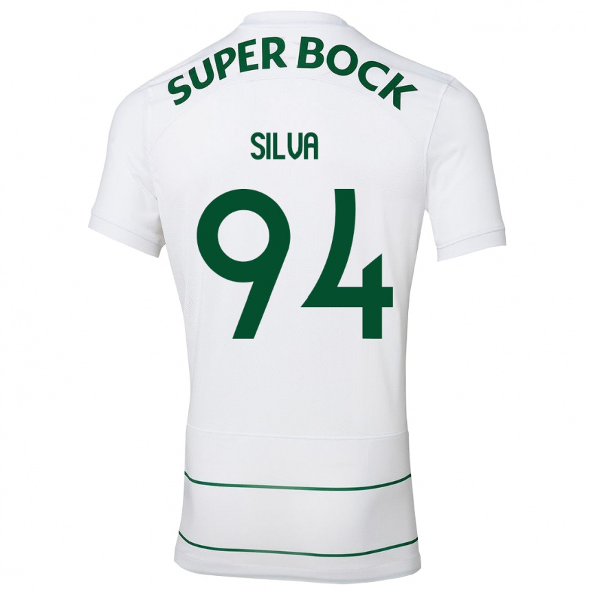 Kids Football Pedro Silva #94 White Away Jersey 2023/24 T-Shirt