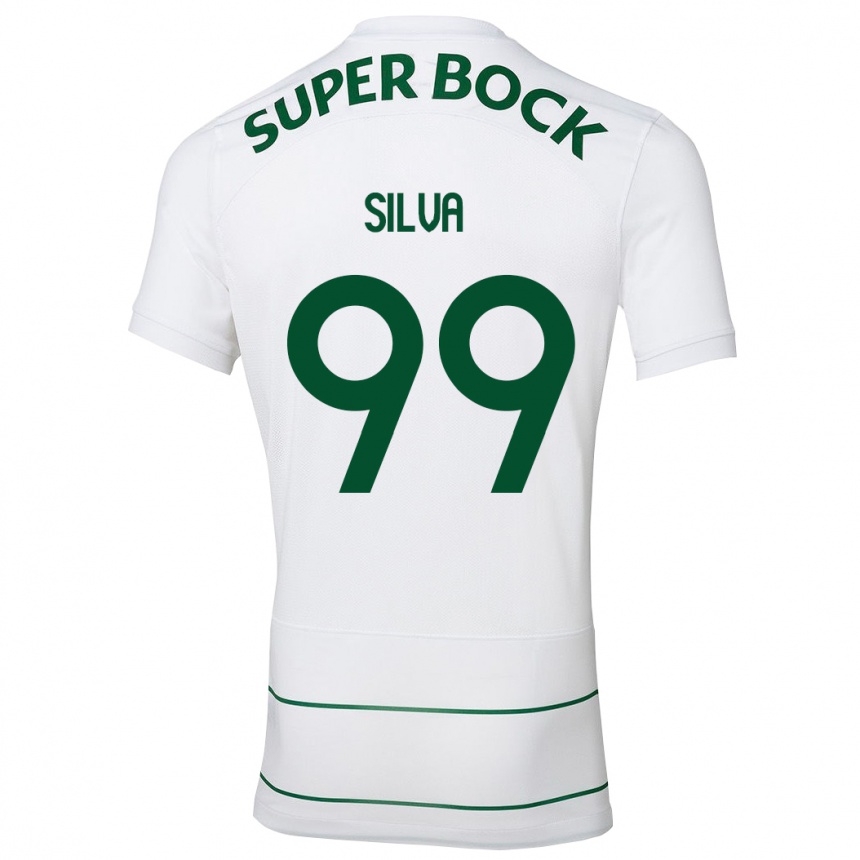 Kids Football Francisco Silva #99 White Away Jersey 2023/24 T-Shirt