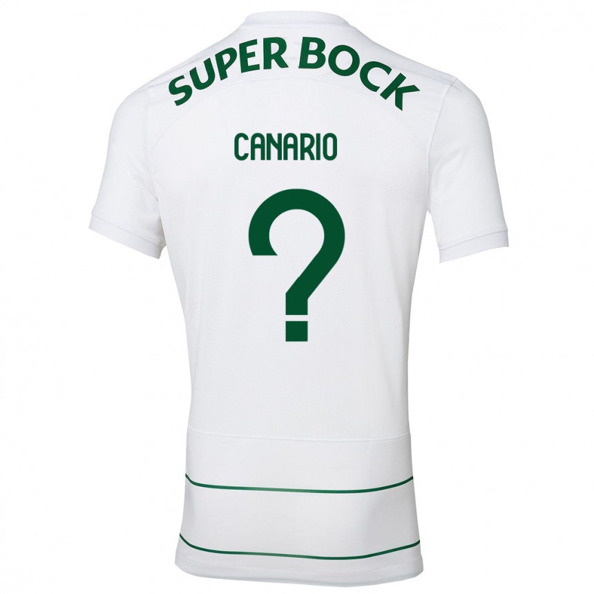 Kids Football Francisco Canário #0 White Away Jersey 2023/24 T-Shirt