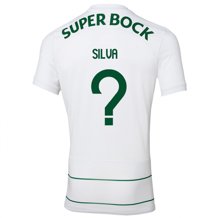 Kids Football Guilherme Silva #0 White Away Jersey 2023/24 T-Shirt