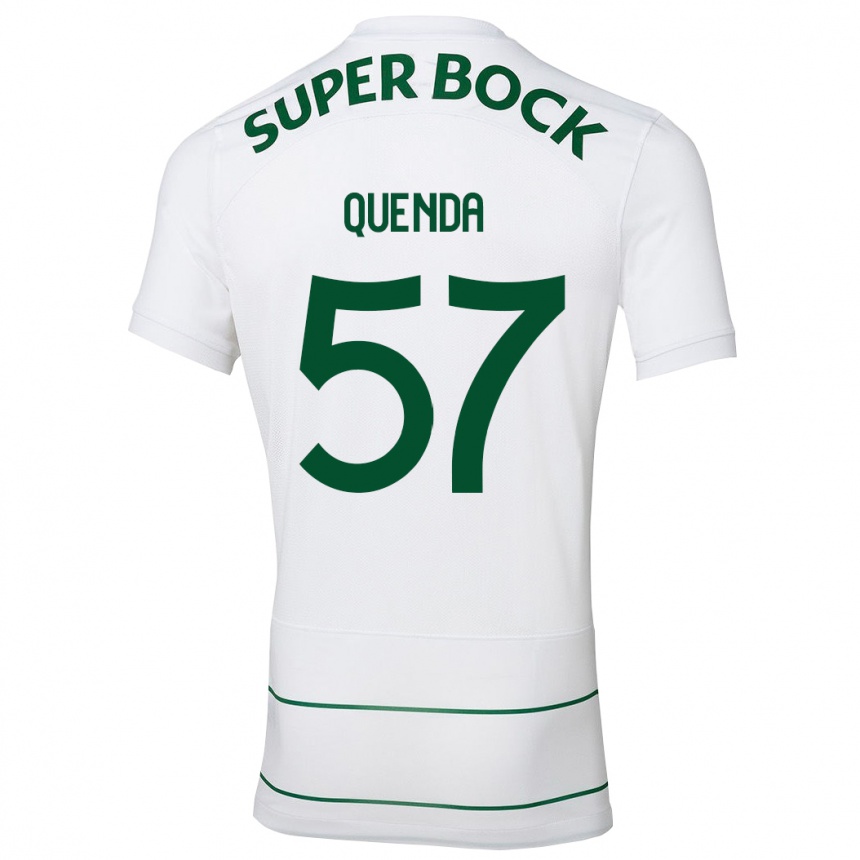 Kids Football Geovany Quenda #57 White Away Jersey 2023/24 T-Shirt