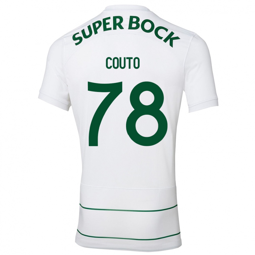 Kids Football Mauro Couto #78 White Away Jersey 2023/24 T-Shirt