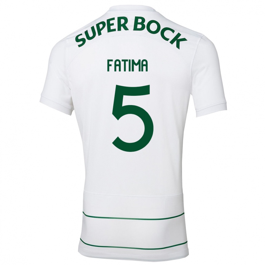 Kids Football Francisca Fatima Aquino Dutra #5 White Away Jersey 2023/24 T-Shirt