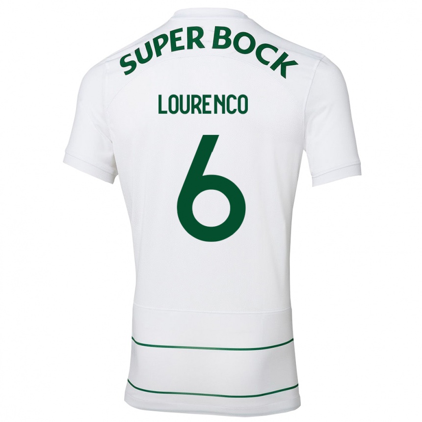 Kids Football Bruna Lourenço Urbano Costa #6 White Away Jersey 2023/24 T-Shirt