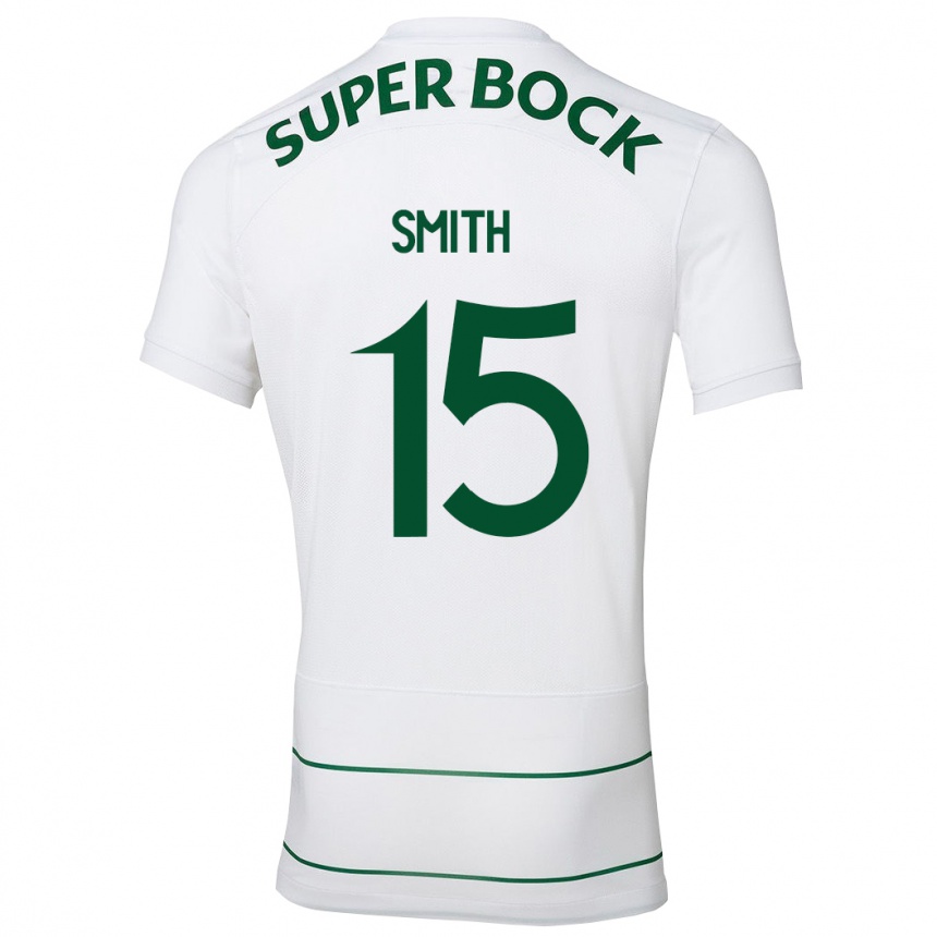 Kids Football Olivia Smith #15 White Away Jersey 2023/24 T-Shirt