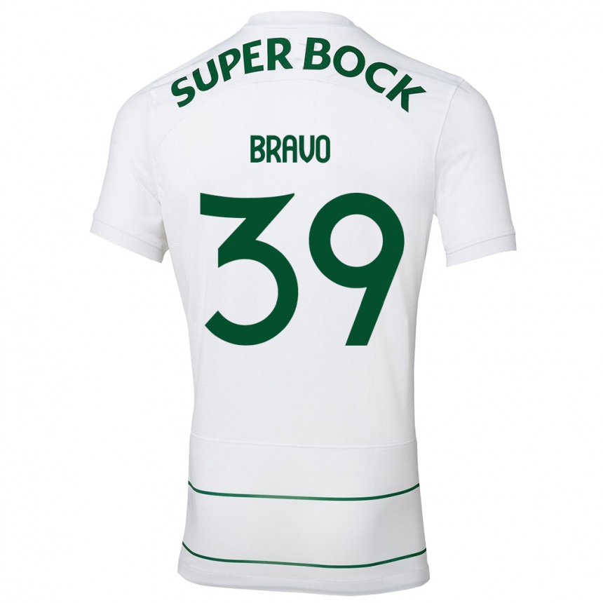 Kids Football Bravo #39 White Away Jersey 2023/24 T-Shirt