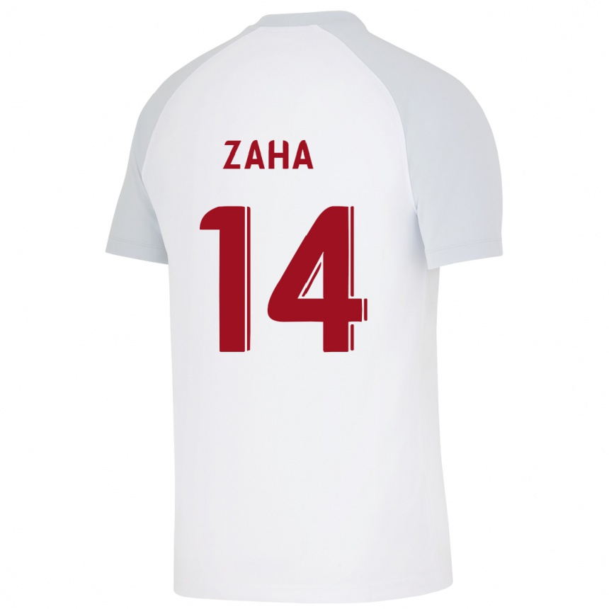 Kids Football Wilfried Zaha #14 White Away Jersey 2023/24 T-Shirt