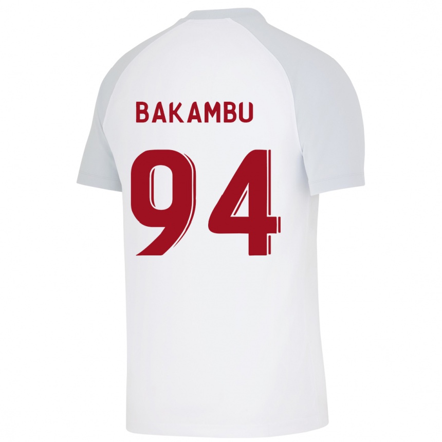 Kids Football Cedric Bakambu #94 White Away Jersey 2023/24 T-Shirt