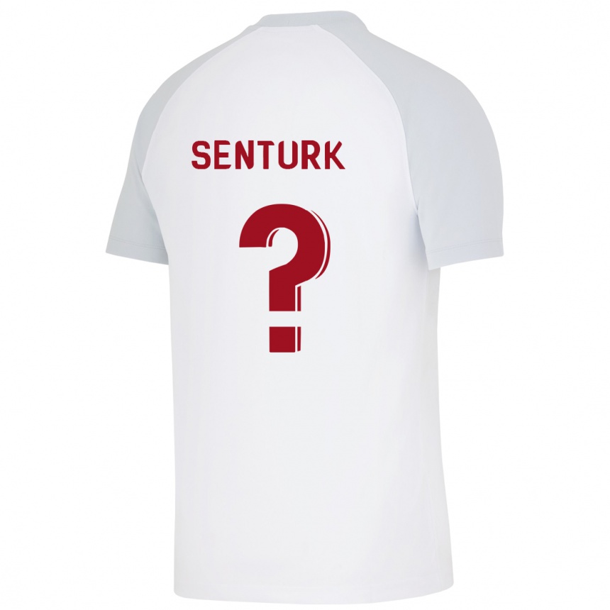 Kids Football Haktan Sentürk #0 White Away Jersey 2023/24 T-Shirt