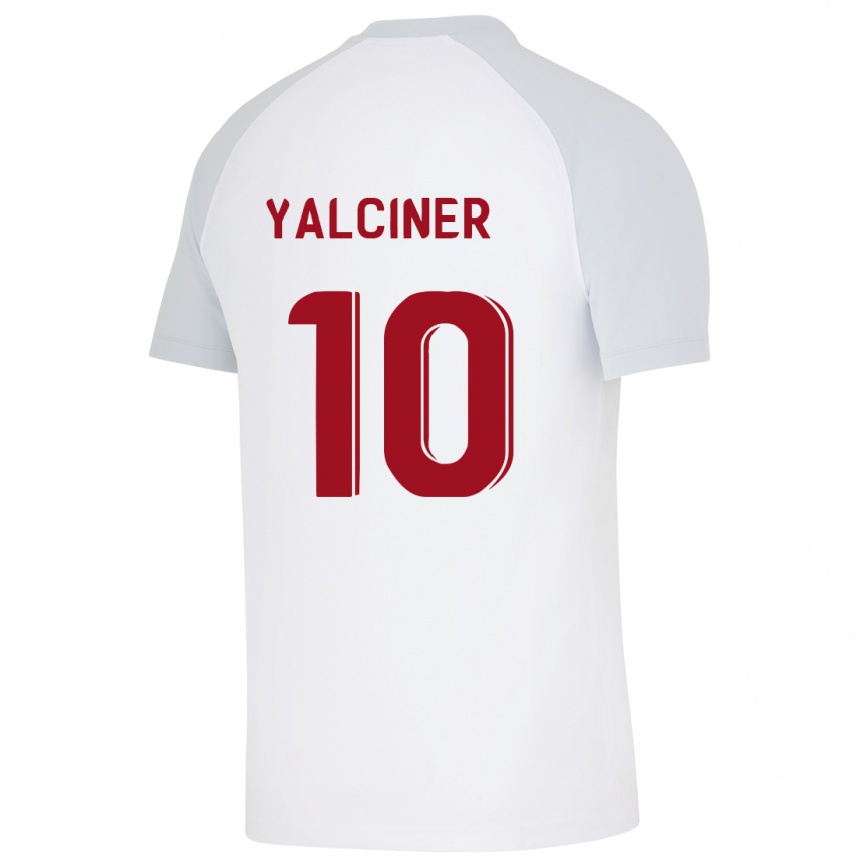 Kids Football İsmigül Yalçıner #10 White Away Jersey 2023/24 T-Shirt