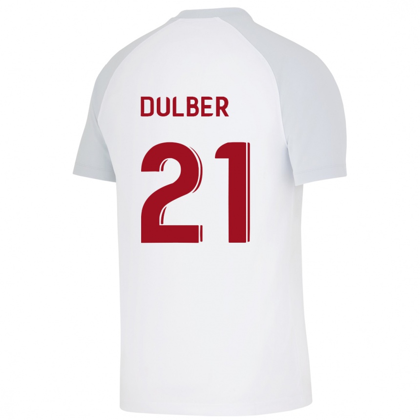 Kids Football Didem Dülber #21 White Away Jersey 2023/24 T-Shirt